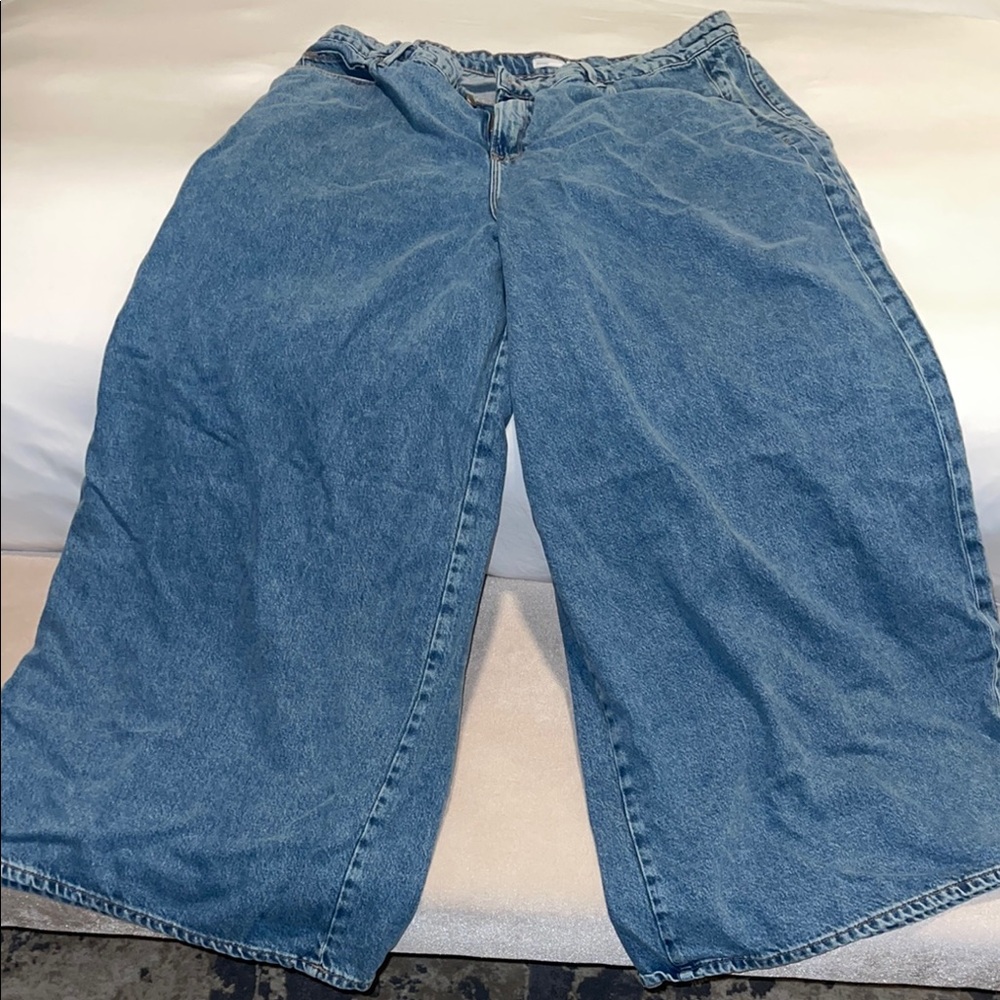 Good American Extreme Wide Jeans | size 18